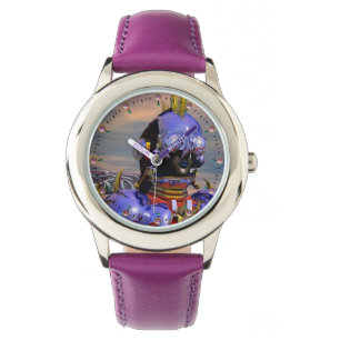 Relógio De Pulso CYBORG TITAN PORTRAIT Blue Science Ficfi