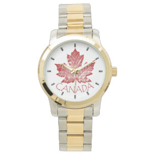 Relógio de pulso da lembrança de Canadá do rel