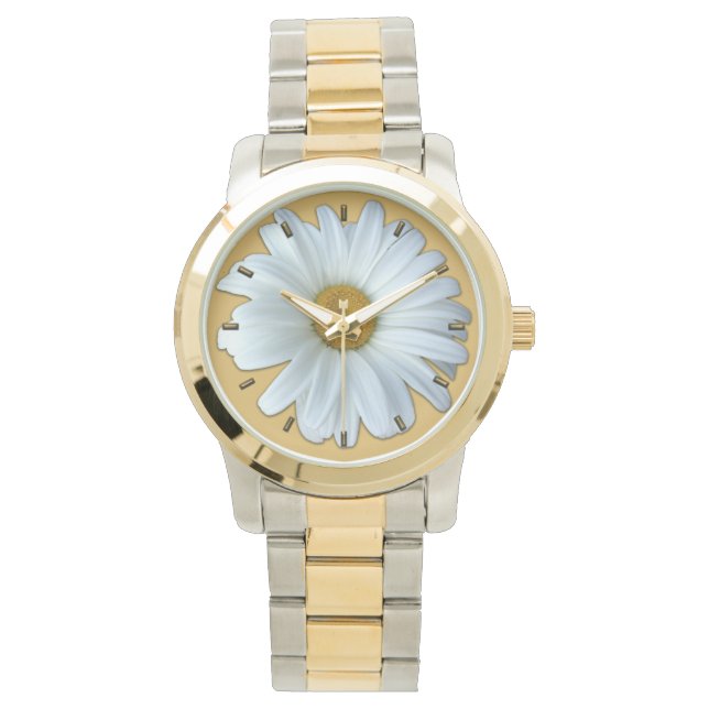 Relógio De Pulso Daisy Watch Classic Wildflower Daisy Wrist Watch (Frente)