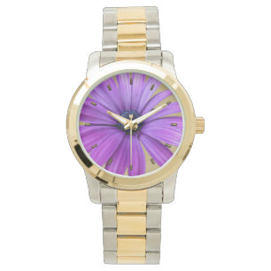 Relógio De Pulso Daisy Watch Purple Daisy Flower Wrist Watch
