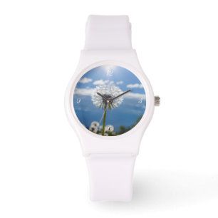 Relógio De Pulso Dandelion Na Luz