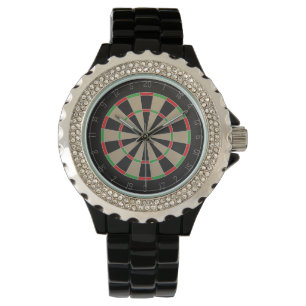 Relógio De Pulso Dart Board Darts Bullseye
