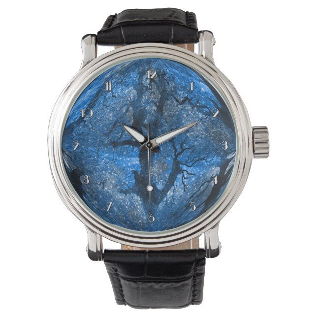 Relógio de pulso de cristal azul mágico (Frente)