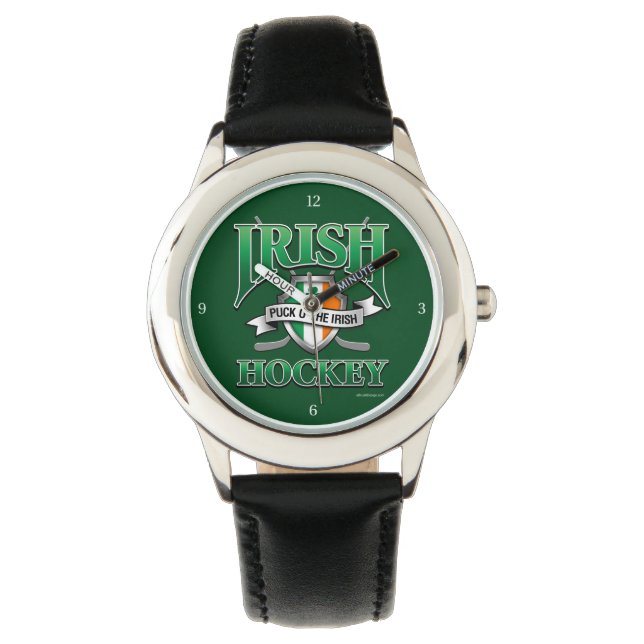 Relógio de pulso de hóquei irlandês (Frente)