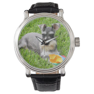 Relógio de pulso de Miniatura Schnauzer
