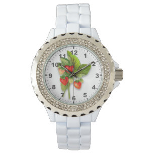 Relógio De Pulso Desenho realístico da morango