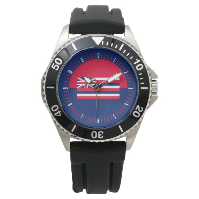 Relógio De Pulso Design do Hawaii State Flag Watch (Frente)