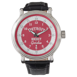 Relógio De Pulso Detroit Hockey 24 Hour Watch