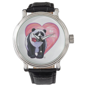 Relógio De Pulso Dia de os namorados do Urso de Panda