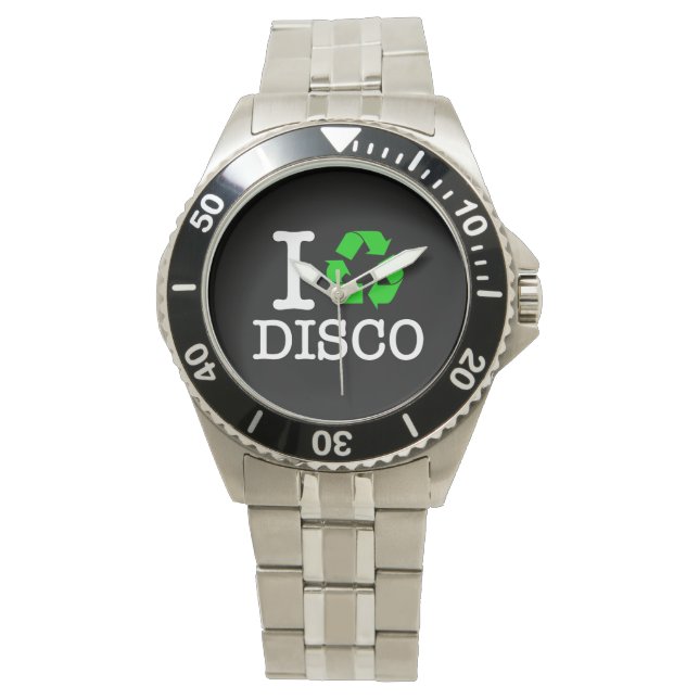Relógio De Pulso Disco do Reciclar (Frente)