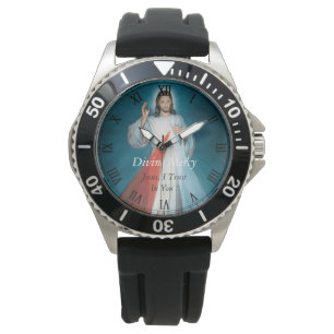 Relógio De Pulso Divino Compaixão Jesus, Eu Confio Em Você!