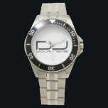 Relógio De Pulso DJ Watch<br><div class="desc">Presente perfeito para Djs. Vigilância simples e moderna do pulso DJ.</div>