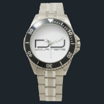 Relógio De Pulso DJ Watch<br><div class="desc">Presente perfeito para Djs. Vigilância simples e moderna do pulso DJ.</div>