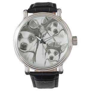 Relógio De Pulso Dory the ChiWee (Tiny Chihuahua) por Carol Zeock