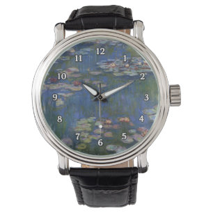 Relógio de pulso dos lírios de água de Monet