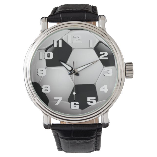 Relógio De Pulso Esportista de Bola de Futebol (Frente)