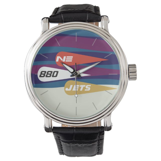 Relógio De Pulso Estilo Jet Retro da Era dos Jatos (Frente)