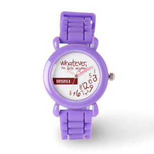 Relógio De Pulso estou atrasado de qualquer maneira