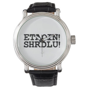 RELÓGIO DE PULSO ETAOIN! SHRDLU!