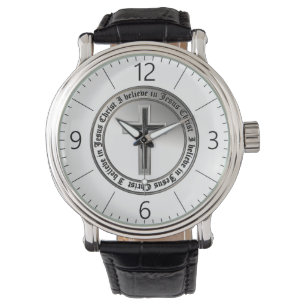 Relógio De Pulso Eu acredito em Jesus Cristo