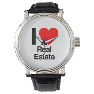 Relógio De Pulso eu amo bens imobiliários