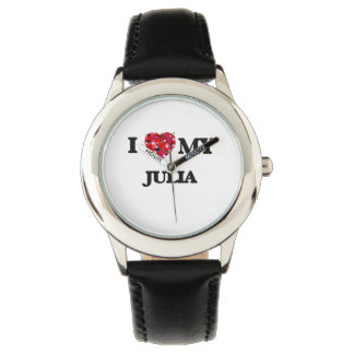 Relógio De Pulso Eu amo minha Julia