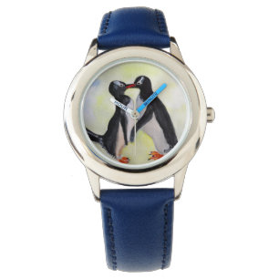 Relógio De Pulso Eu te amo Penguins Watch