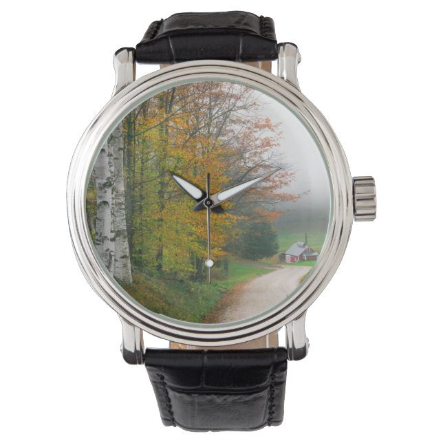 Relógio De Pulso EUA, Vermont. Casa De Açúcar Perto Da Cidade Do Su (Frente)