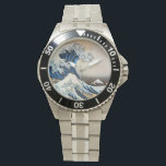 Relógio De Pulso Excelente Wave, Hokusai, Ukiyo-e<br><div class="desc">Katsushika Hokusai (outubro ou novembro de 1760 - 10 de maio de 1849) era uma artista japonesa, pintor ukiyo-e e cineasta do período Edo. Na sua época, ele era o principal especialista japonês em pintura chinesa. Nascer em Edo (agora Tóquio), Hokusai é mais conhecido como autor da série impressão de...</div>
