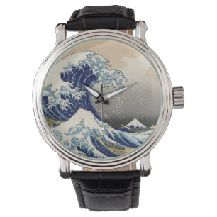 Relógio De Pulso Excelente Wave Kanagawa - Pintura Japonesa