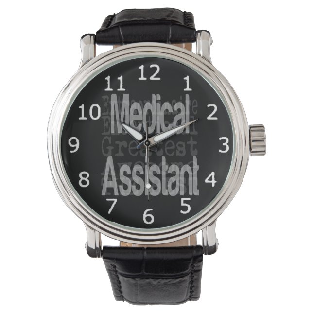 Relógio De Pulso Extraordinário do assistente médico (Frente)