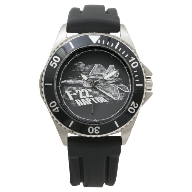 RELÓGIO DE PULSO F-22 RAPTOR NULO (Frente)
