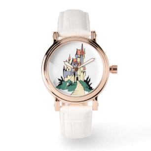 Relógio De Pulso Fairy Tale Weding Princess Castle Watch