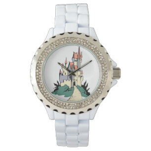Relógio De Pulso Fairy Tale Weding Princess Castle Watch