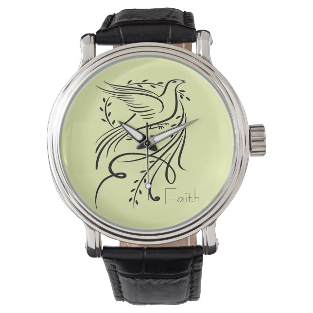 Relógio De Pulso Faith Dove Watch (Frente)