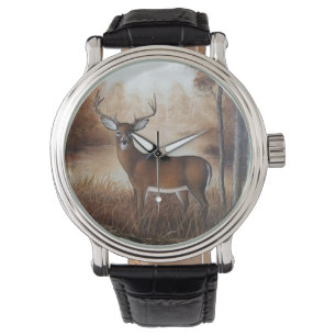 Relógio De Pulso Fanfarrão do Whitetail dos homens