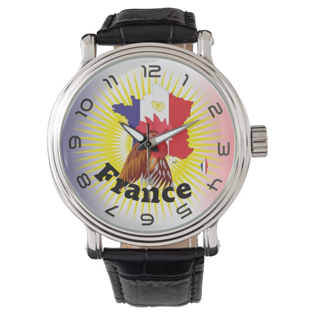 Relógio De Pulso Fankreich - France Uhr (Frente)