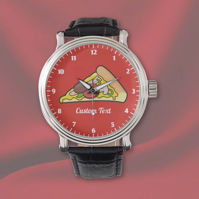 Relógio de pulso fatia de pizza (Criador carregado)