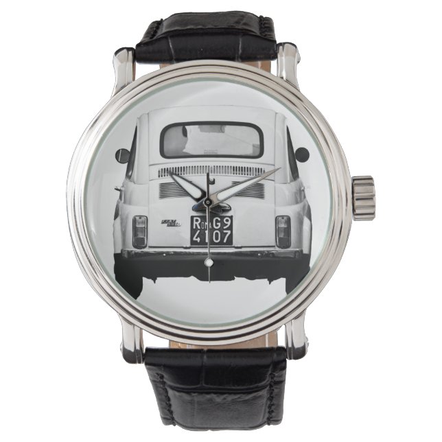 Relógio De Pulso Fiat 500 Cinquecento em Roma, Itália, assistir (Frente)