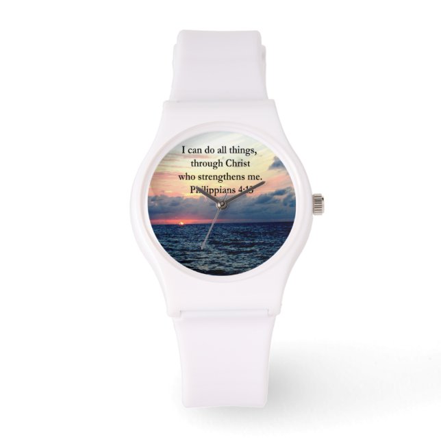 RELÓGIO DE PULSO FILIPIANOS 4:13 DESIGN SUNRISE (Frente)