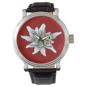 Relógio De Pulso Flor de Edelweiss