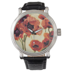 Relógio De Pulso Flores vermelhas