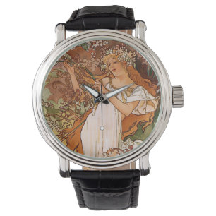 Relógio De Pulso Florista por Alphonse Mucha