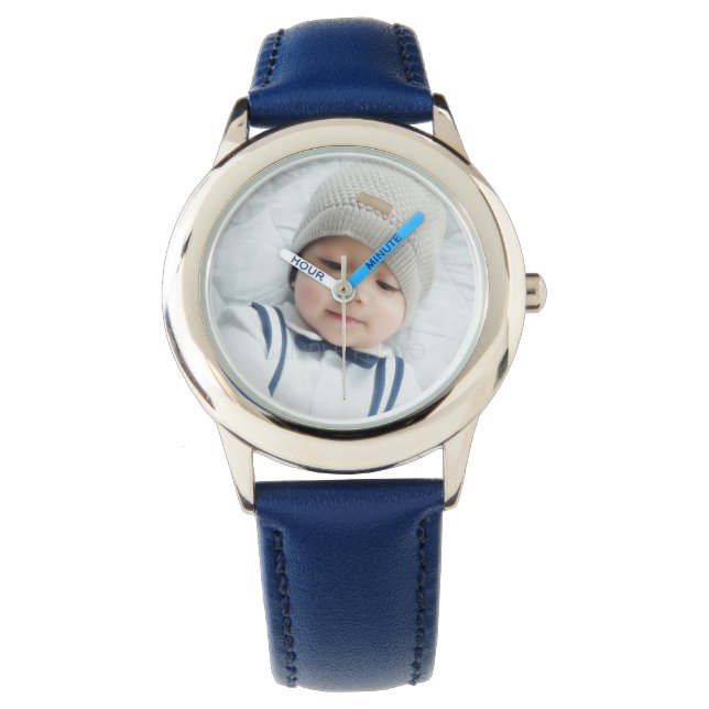 Relógio De Pulso Foto personalizada (Frente)
