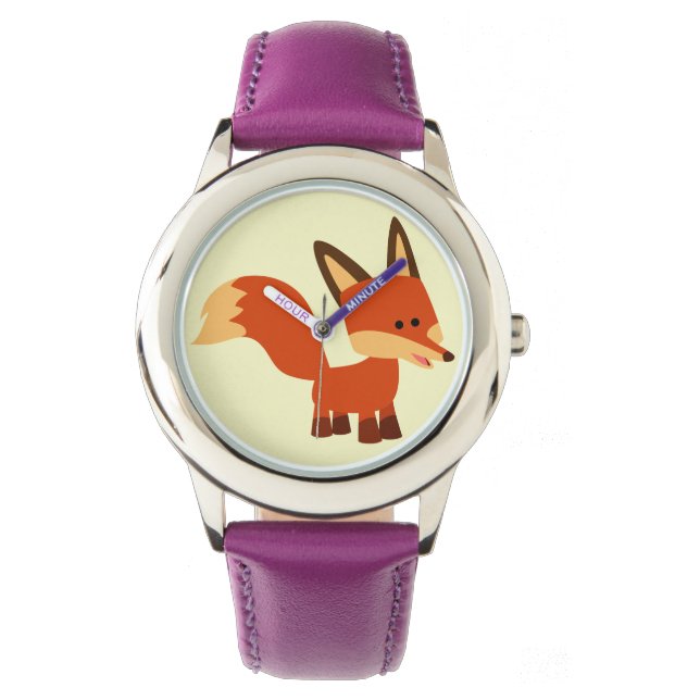 Relógio De Pulso Fox Watch em Cartoon de Astute (Frente)