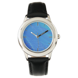 Relógio De Pulso Fundo Azul