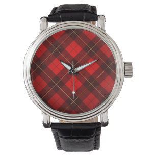 Relógio De Pulso Fundo Wallace Tartan