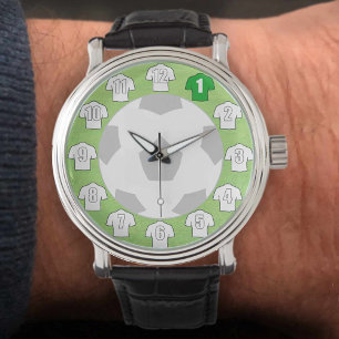 Relógio De Pulso Futebol Watch - com Camisas Brancas
