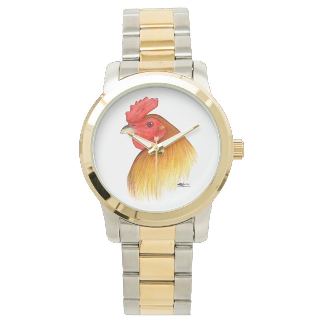 Relógio De Pulso Gamecock Stag Pea Comb (Frente)