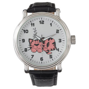 Relógio De Pulso Gatinho Rosa, Gatinho Rosa, Pulseira